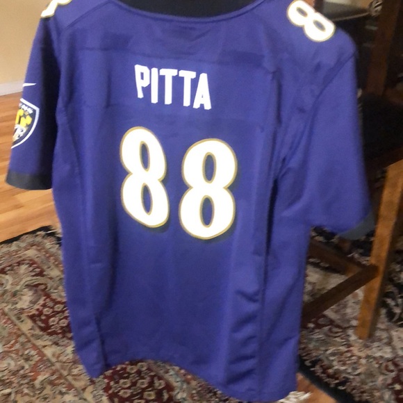 Nike Ravens 88 Dennis Pitta Purple Elite NFL Jersey Pitta Youth XL Nike OnField - Picture 14 of 17